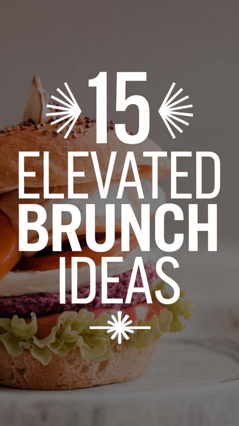 15 Elevated Brunch Ideas