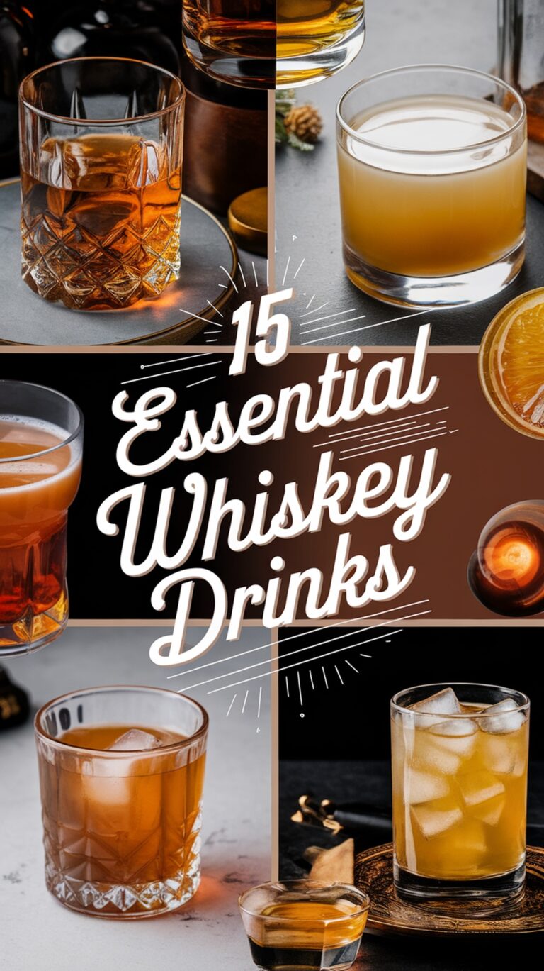 15 Essential Whiskey Drinks