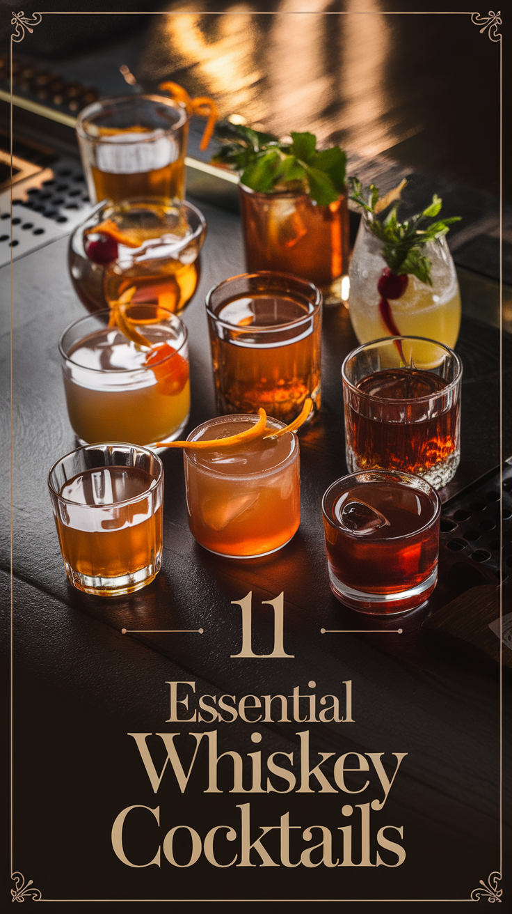 11 Essential whiskey cocktails