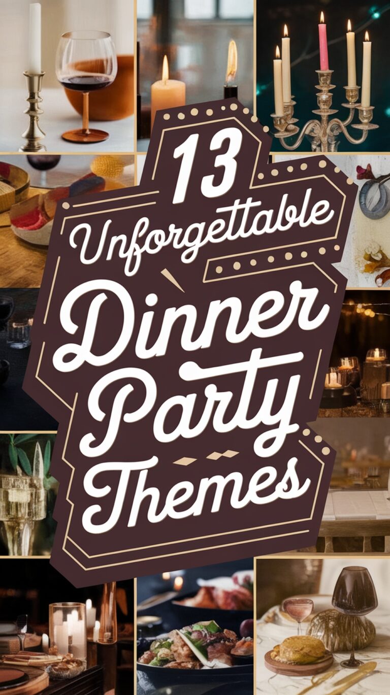 13 Unforgettable Dinner Party Themes